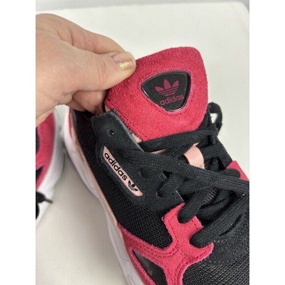 Adidas Sneakers Black Bright Suede 8 Chunky Gorpcore Y2K - Picture 7 of 11